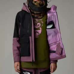 Hot The North Face Dragline Jakke Til Damer TNF Black-Midnight Mauve