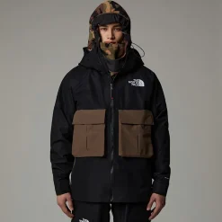 Hot The North Face Dragline Jakke Til Herrer TNF Black-Smokey Brown