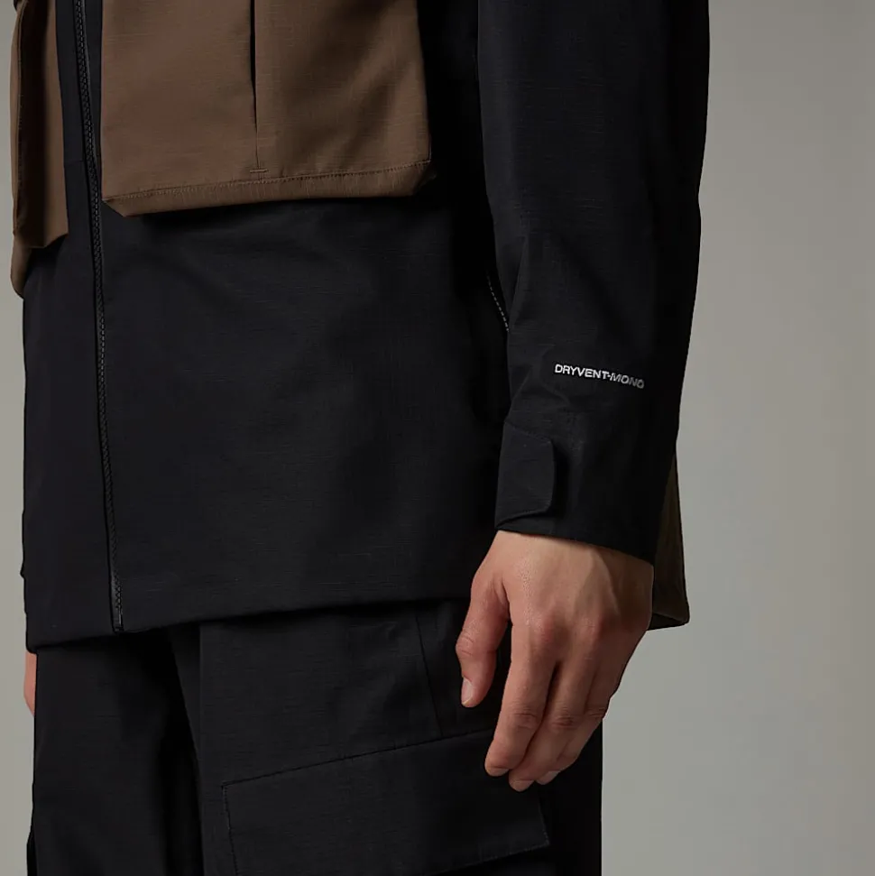 Hot The North Face Dragline Jakke Til Herrer TNF Black-Smokey Brown
