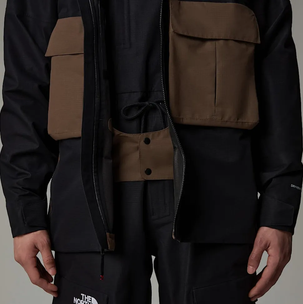 Hot The North Face Dragline Jakke Til Herrer TNF Black-Smokey Brown