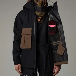 Hot The North Face Dragline Jakke Til Herrer TNF Black-Smokey Brown