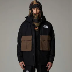 Hot The North Face Dragline Jakke Til Herrer TNF Black-Smokey Brown