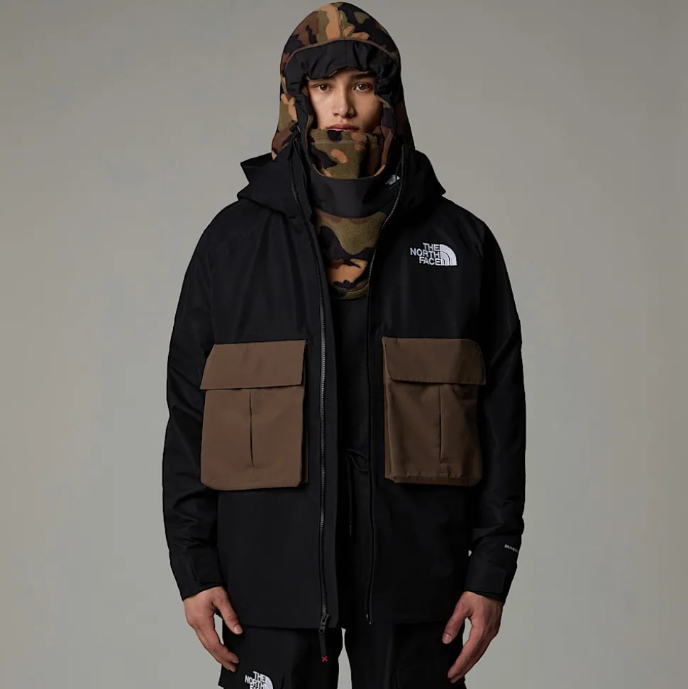 Hot The North Face Dragline Jakke Til Herrer TNF Black-Smokey Brown
