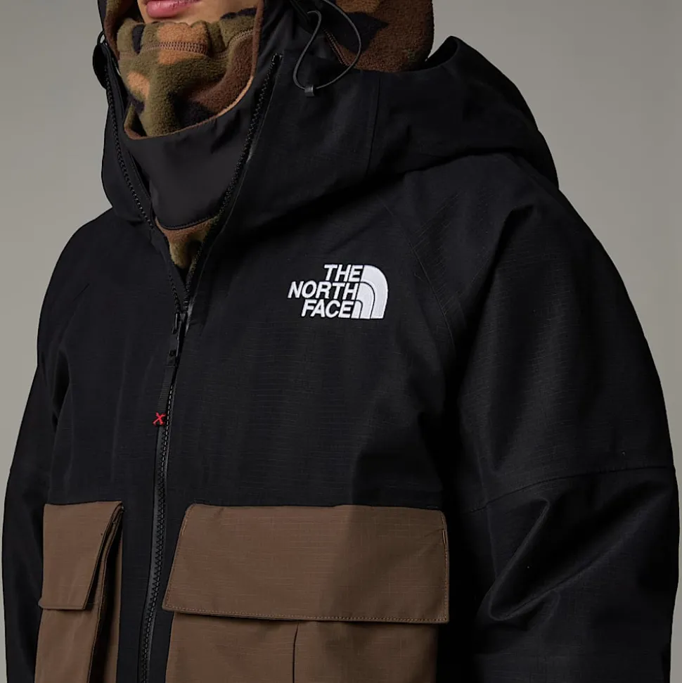 Hot The North Face Dragline Jakke Til Herrer TNF Black-Smokey Brown