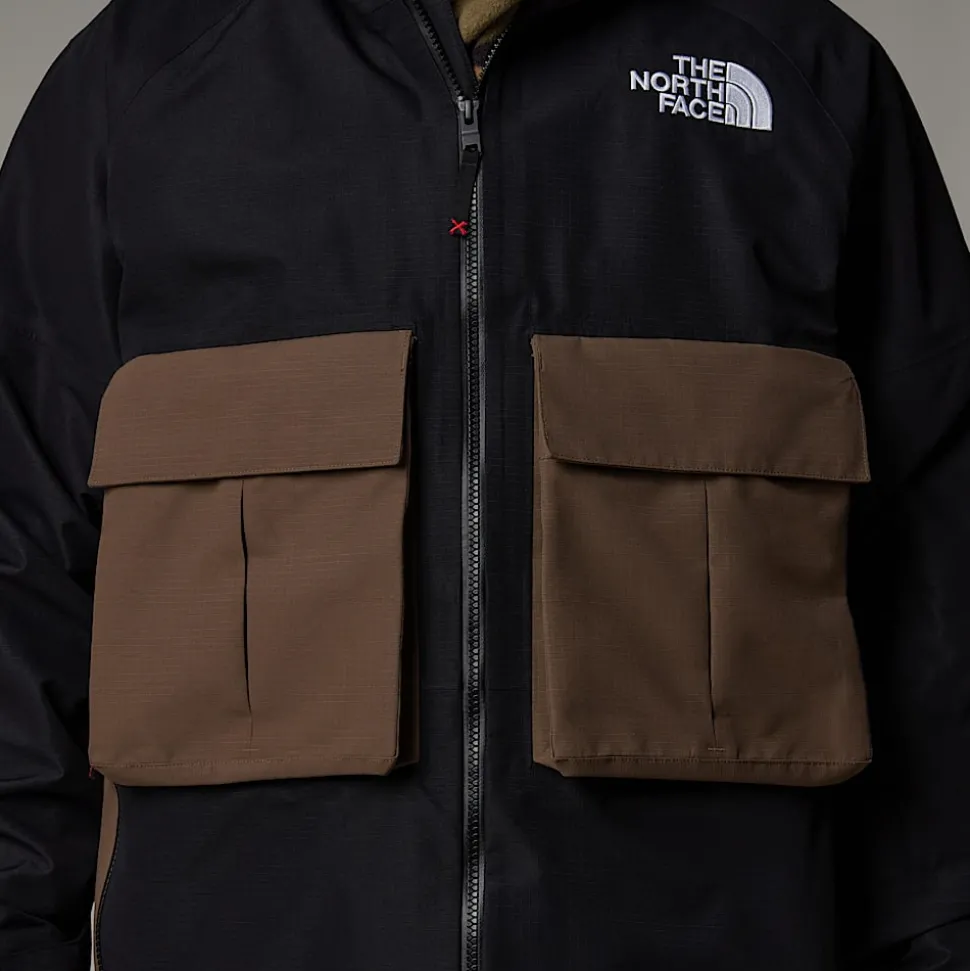 Hot The North Face Dragline Jakke Til Herrer TNF Black-Smokey Brown