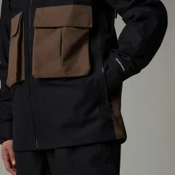 Hot The North Face Dragline Jakke Til Herrer TNF Black-Smokey Brown