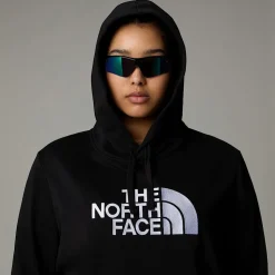 Cheap The North Face Drew Peak Hættetrøje I Store Størrelser Til Damer TNF Black