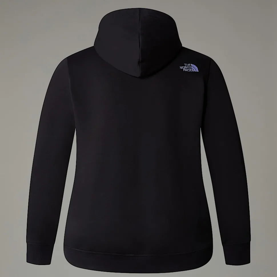 Cheap The North Face Drew Peak Hættetrøje I Store Størrelser Til Damer TNF Black