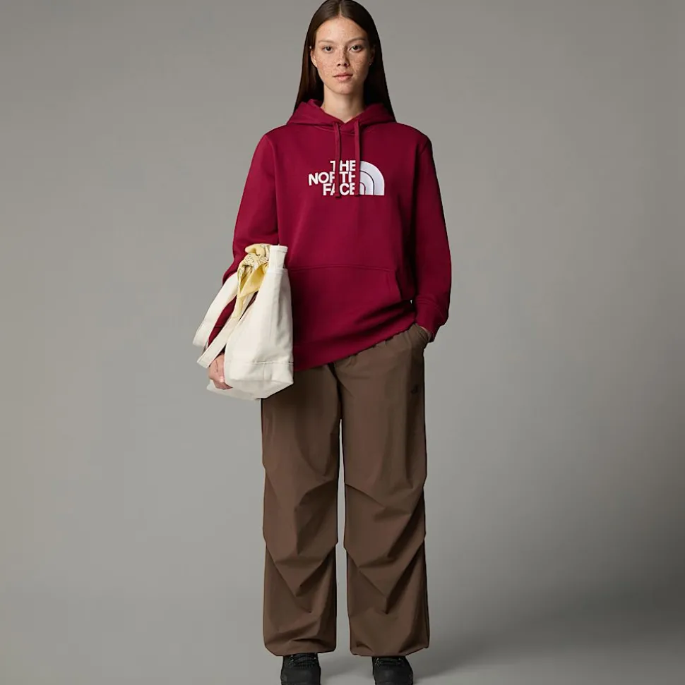 Discount The North Face Drew Peak Hættetrøje Til Damer Beetroot