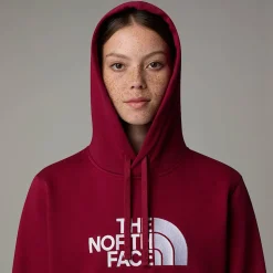 Discount The North Face Drew Peak Hættetrøje Til Damer Beetroot