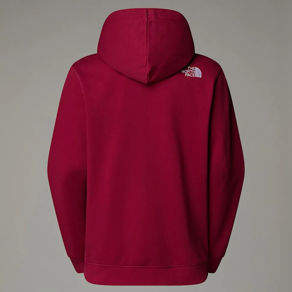 Discount The North Face Drew Peak Hættetrøje Til Damer Beetroot
