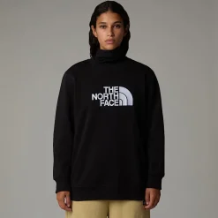 Flash Sale The North Face Drew Peak Sweatshirt Til Damer TNF Black