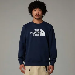 Sale The North Face Drew Peak Sweatshirt Til Herrer Summit Navy