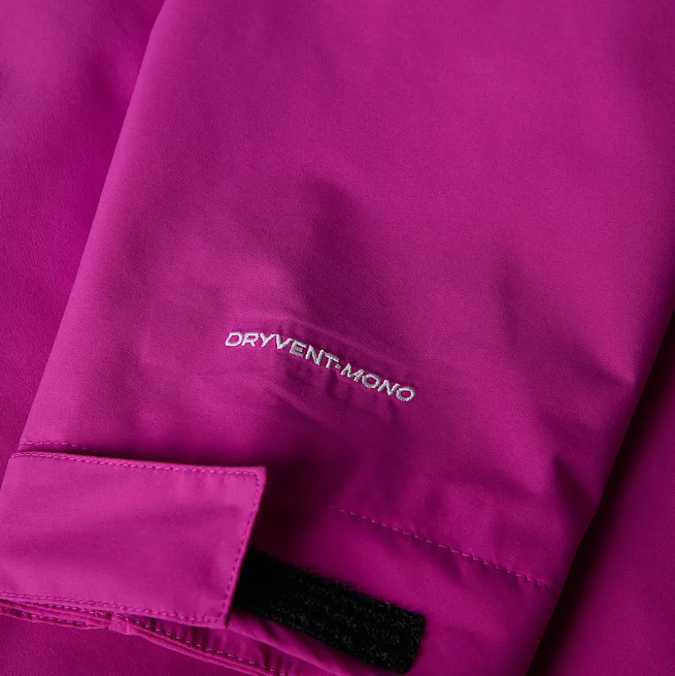 Fashion The North Face DryVent™ Mono Triclimate 3-i-1 Parka Til Damer Deep Mulberry-TNF Black