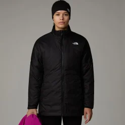 Fashion The North Face DryVent™ Mono Triclimate 3-i-1 Parka Til Damer Deep Mulberry-TNF Black