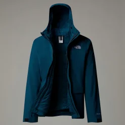 Hot The North Face DryVent™ Mono Triclimate 3-i-1 Parka Til Herrer Midnight Petrol