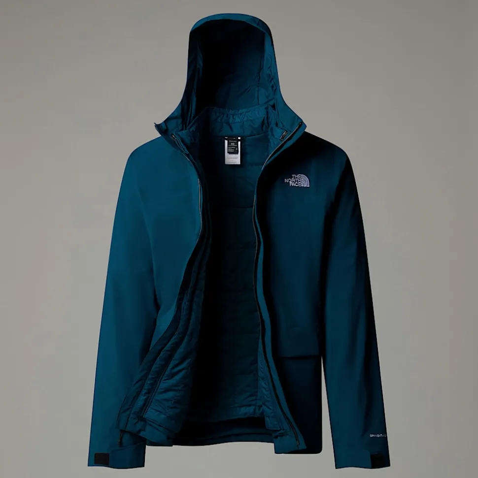 Hot The North Face DryVent™ Mono Triclimate 3-i-1 Parka Til Herrer Midnight Petrol