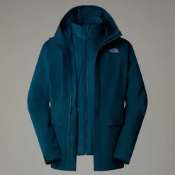 Hot The North Face DryVent™ Mono Triclimate 3-i-1 Parka Til Herrer Midnight Petrol