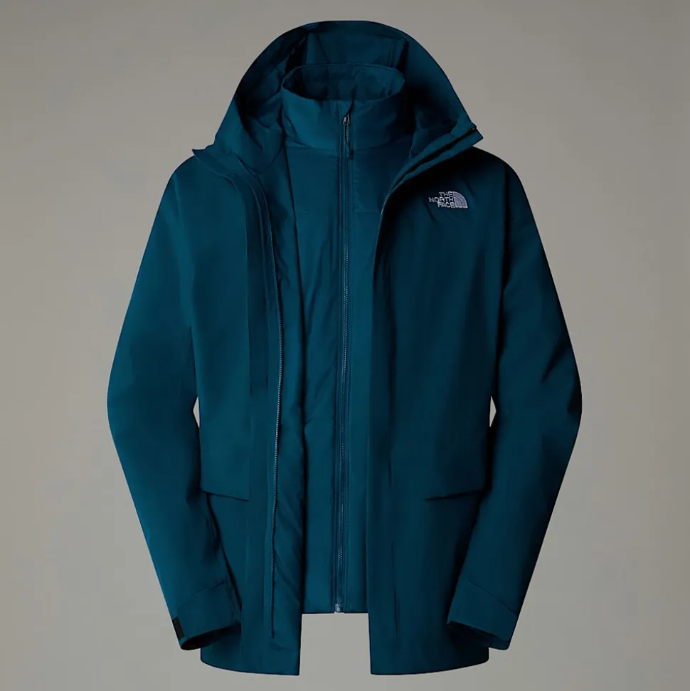 Hot The North Face DryVent™ Mono Triclimate 3-i-1 Parka Til Herrer Midnight Petrol