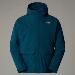 Hot The North Face DryVent™ Mono Triclimate 3-i-1 Parka Til Herrer Midnight Petrol