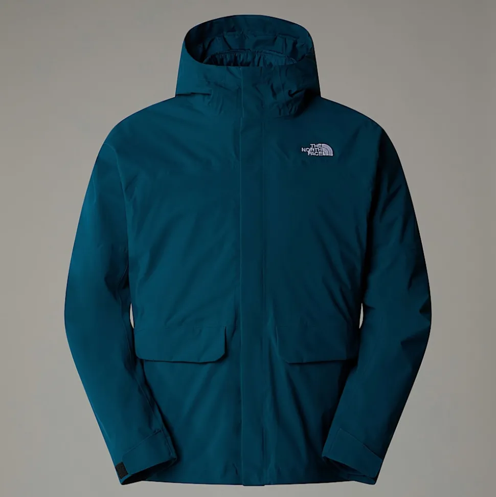 Hot The North Face DryVent™ Mono Triclimate 3-i-1 Parka Til Herrer Midnight Petrol