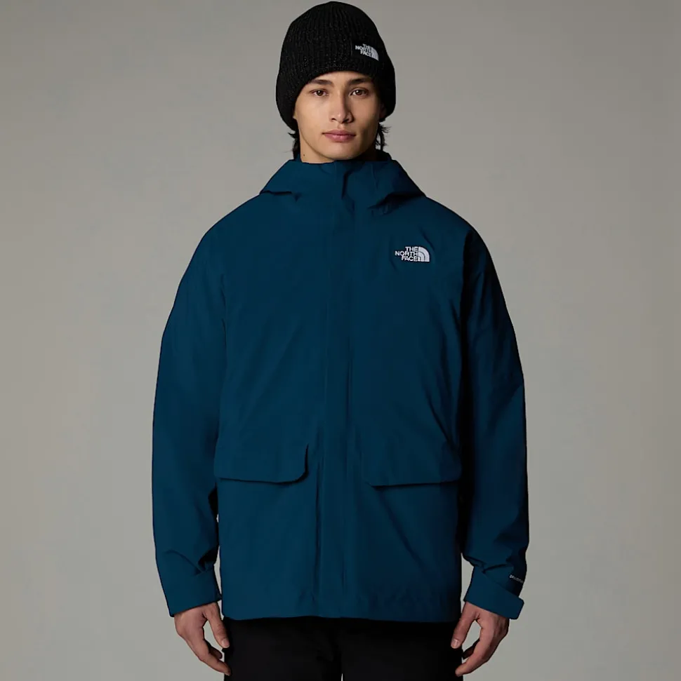 Hot The North Face DryVent™ Mono Triclimate 3-i-1 Parka Til Herrer Midnight Petrol