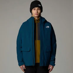 Hot The North Face DryVent™ Mono Triclimate 3-i-1 Parka Til Herrer Midnight Petrol