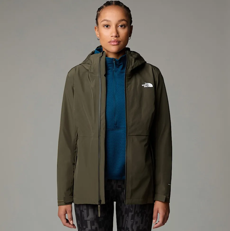 Hot The North Face Dryzzle FUTURELIGHT™ Jakke Til Damer New Taupe Green