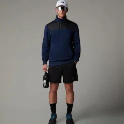 Cheap The North Face Duwoni Fleece Med Kvart Lynlås Til Herrer Summit Navy-TNF Black-NPF