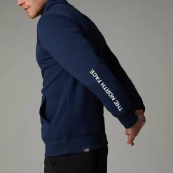 Cheap The North Face Duwoni Fleece Med Kvart Lynlås Til Herrer Summit Navy-TNF Black-NPF