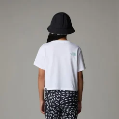 Online The North Face Easy Cropped T-shirt Til Piger TNF White