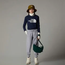 Discount The North Face Easy T-shirt Med Lange ærmer Til Unge Summit Navy