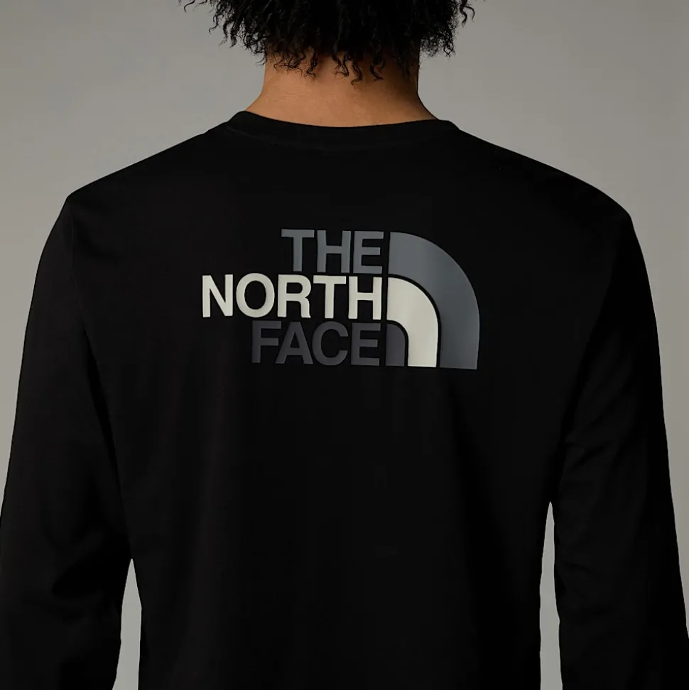 Flash Sale The North Face Easy T-shirt Med Lange ærmer Til Herrer TNF Black