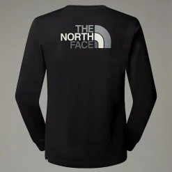Flash Sale The North Face Easy T-shirt Med Lange ærmer Til Herrer TNF Black