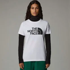 Store The North Face Easy T-shirt Til Damer TNF White