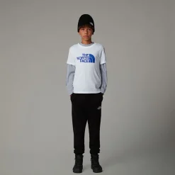 Fashion The North Face Easy T-shirt Til Drenge TNF White