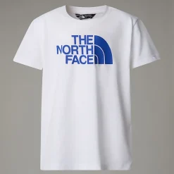 Fashion The North Face Easy T-shirt Til Drenge TNF White