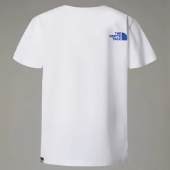 Fashion The North Face Easy T-shirt Til Drenge TNF White