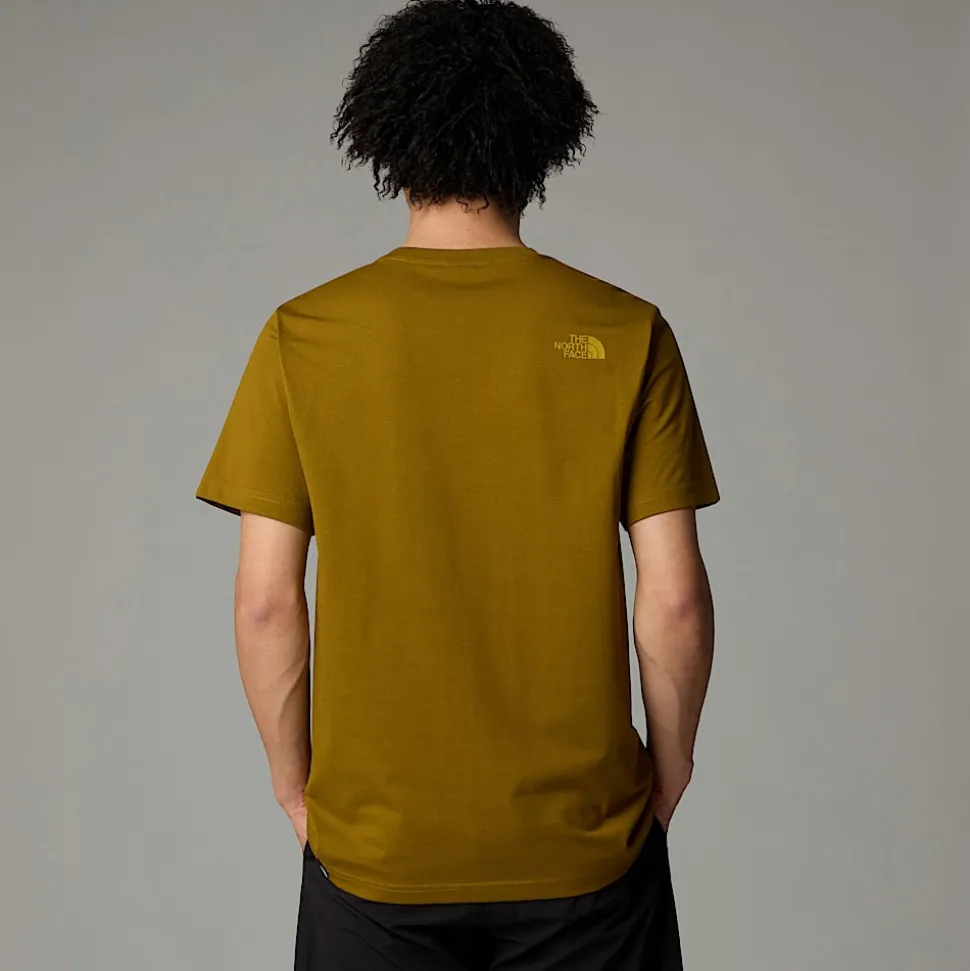 Best Sale The North Face Easy T-shirt Til Herrer Moss Green-Amber Green