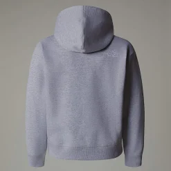 Store The North Face Essential Oversized Hættetrøje Til Unge TNF Light Grey Heather