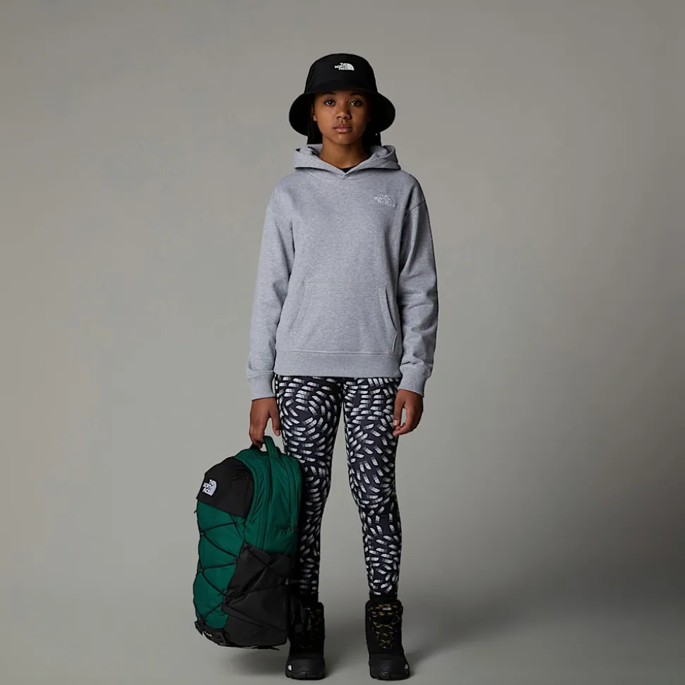 Store The North Face Essential Oversized Hættetrøje Til Unge TNF Light Grey Heather