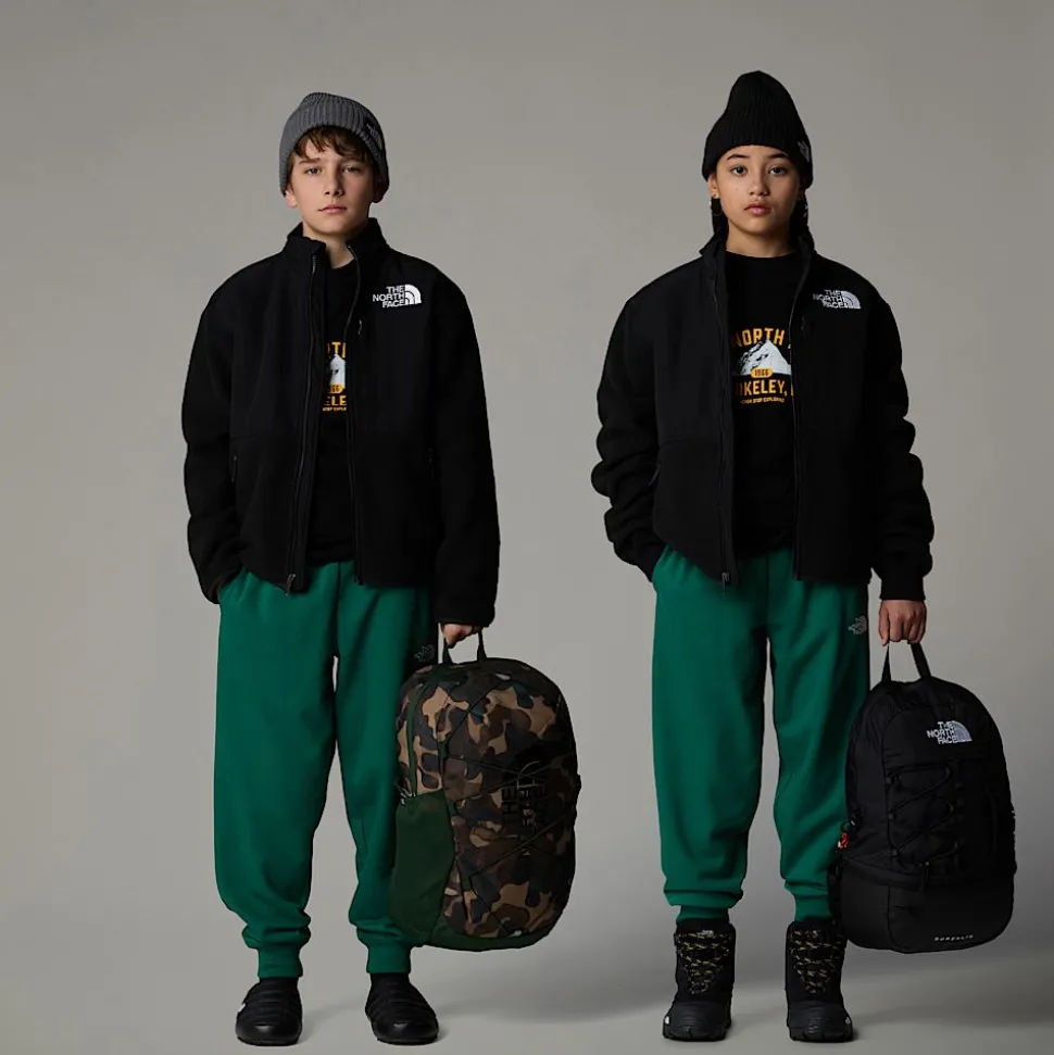 Sale The North Face Essential Oversized Joggingbukser Til Unge Evergreen