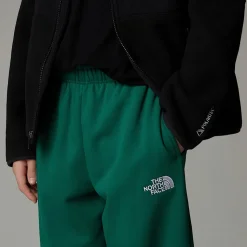 Sale The North Face Essential Oversized Joggingbukser Til Unge Evergreen