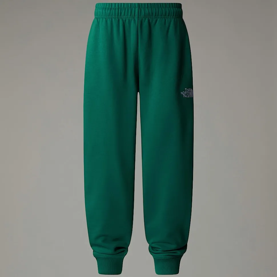 Sale The North Face Essential Oversized Joggingbukser Til Unge Evergreen