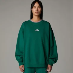 Shop The North Face Essential Sweatshirt Til Damer Evergreen