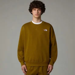 Cheap The North Face Essential Sweatshirt Til Herrer Moss Green