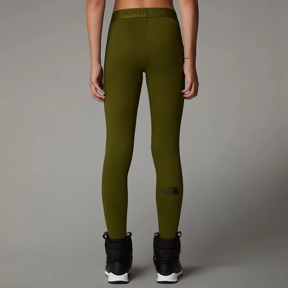 Discount The North Face Everyday Leggings Til Piger Forest Olive