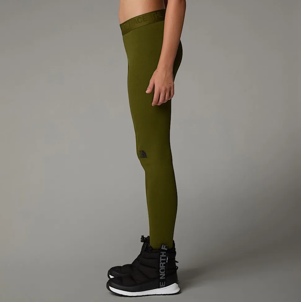 Discount The North Face Everyday Leggings Til Piger Forest Olive