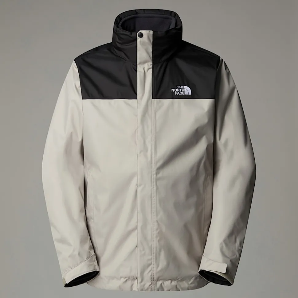 Hot The North Face Evolve II Triclimate® 3-i-1 Jakke Til Herrer Clay Grey-TNF Black