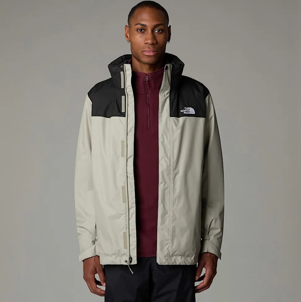Hot The North Face Evolve II Triclimate® 3-i-1 Jakke Til Herrer Clay Grey-TNF Black